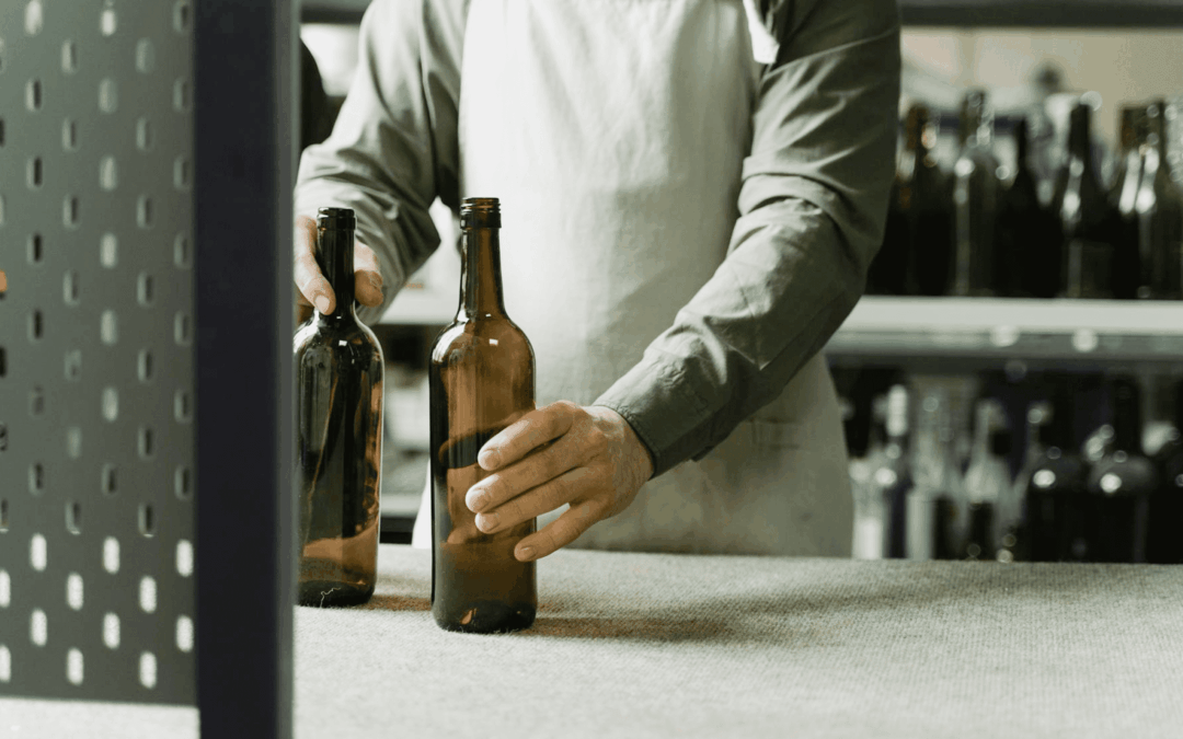 Reprise de bouteilles en verre consignées